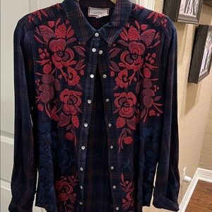 Women’s Johnny Was long sleeve Cotten shirt